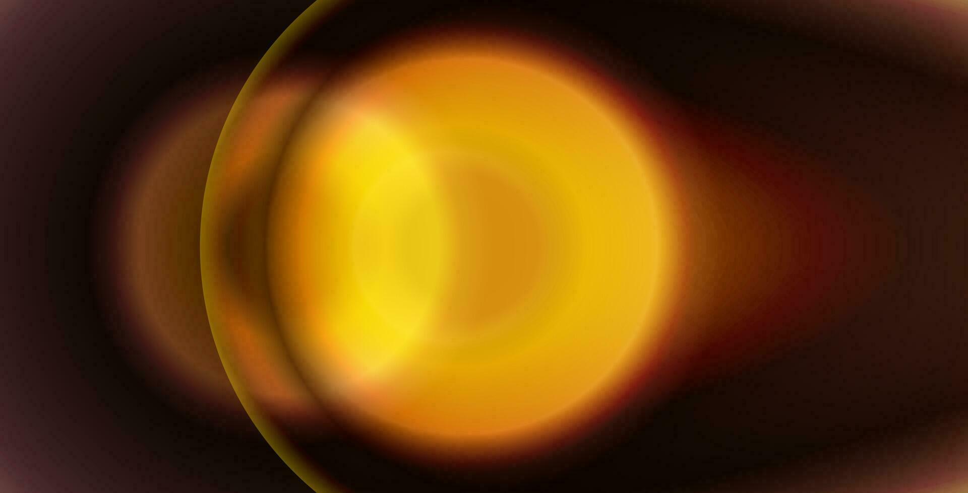 collision of two planets in outer space at high speed. Fantastic background with abstract orange comet shadow effect. vector illustration