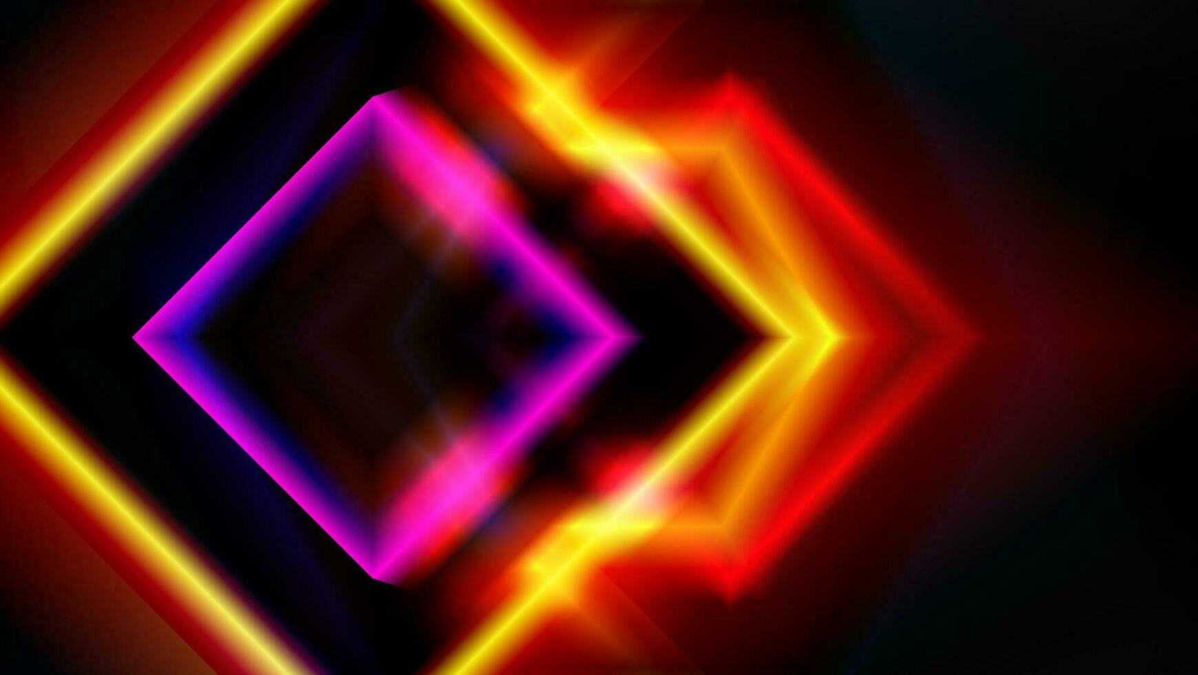 Futuristic abstract background. Glowing triangle lines design. Swirl frame lines element. Future technology concept. Horizontal banner template. Suit for cover, banner, website. Vector illustration