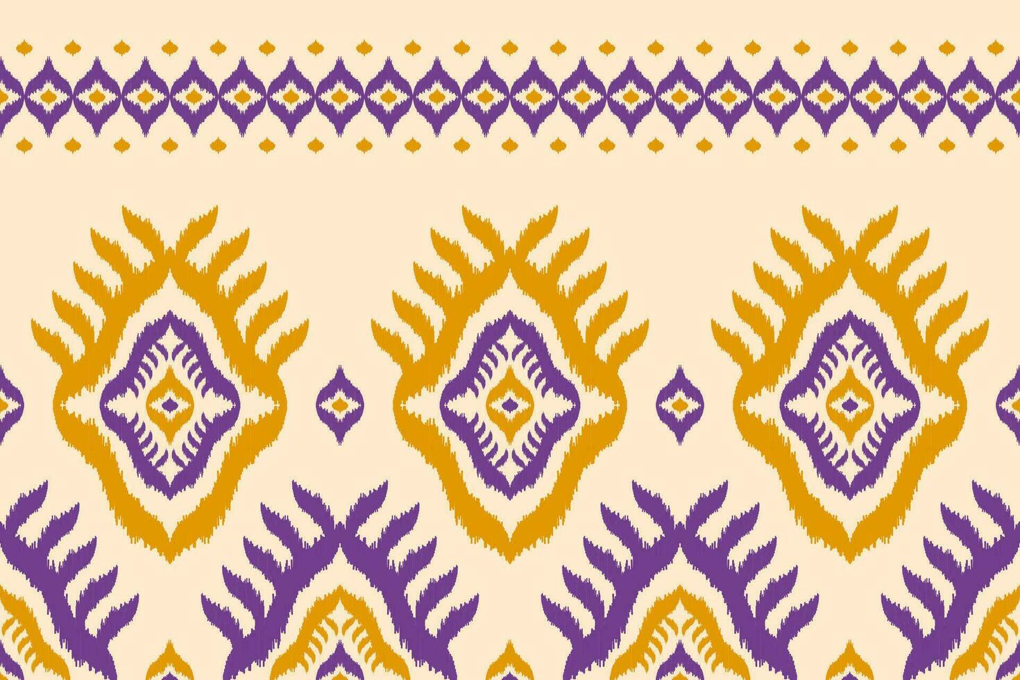 Abstract ethnic pattern art. Ikat seamless pattern traditional. American, Mexican style. vector