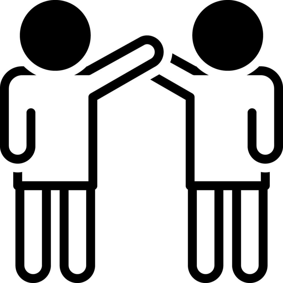 solid icon for with vector