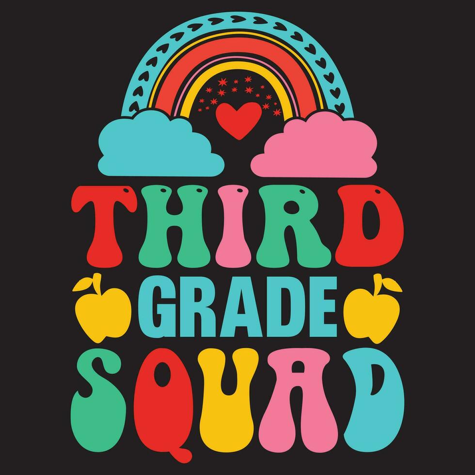Third Grade Squad vector