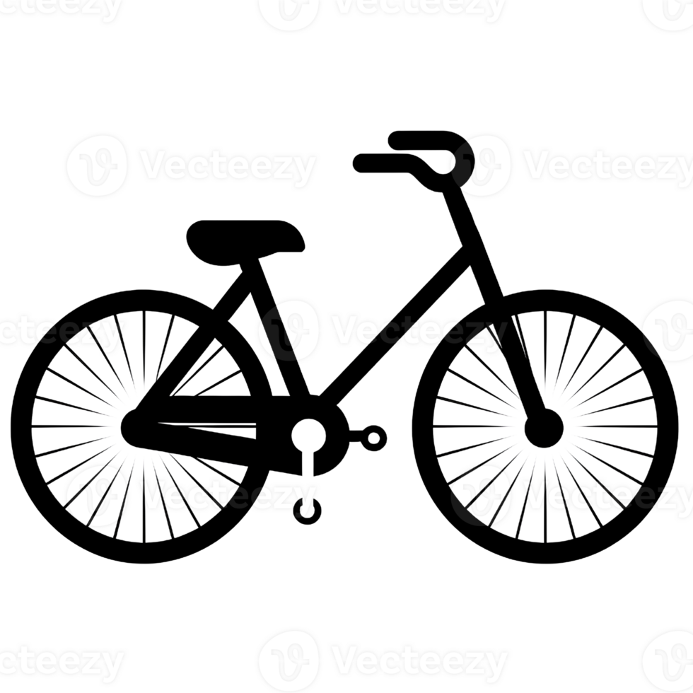 bicycle cartoon ai generative png
