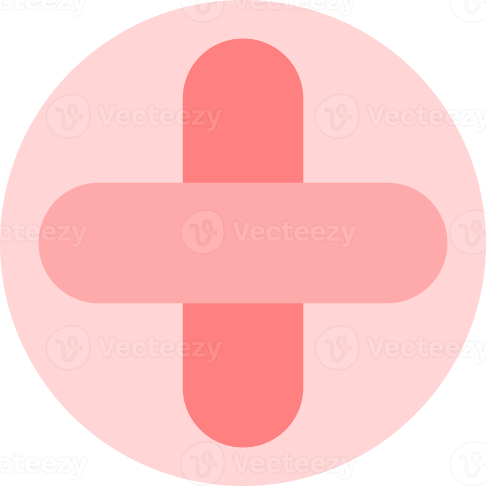 Pink adhesive plaster bandage elastic medical tape drawing doodle icon png