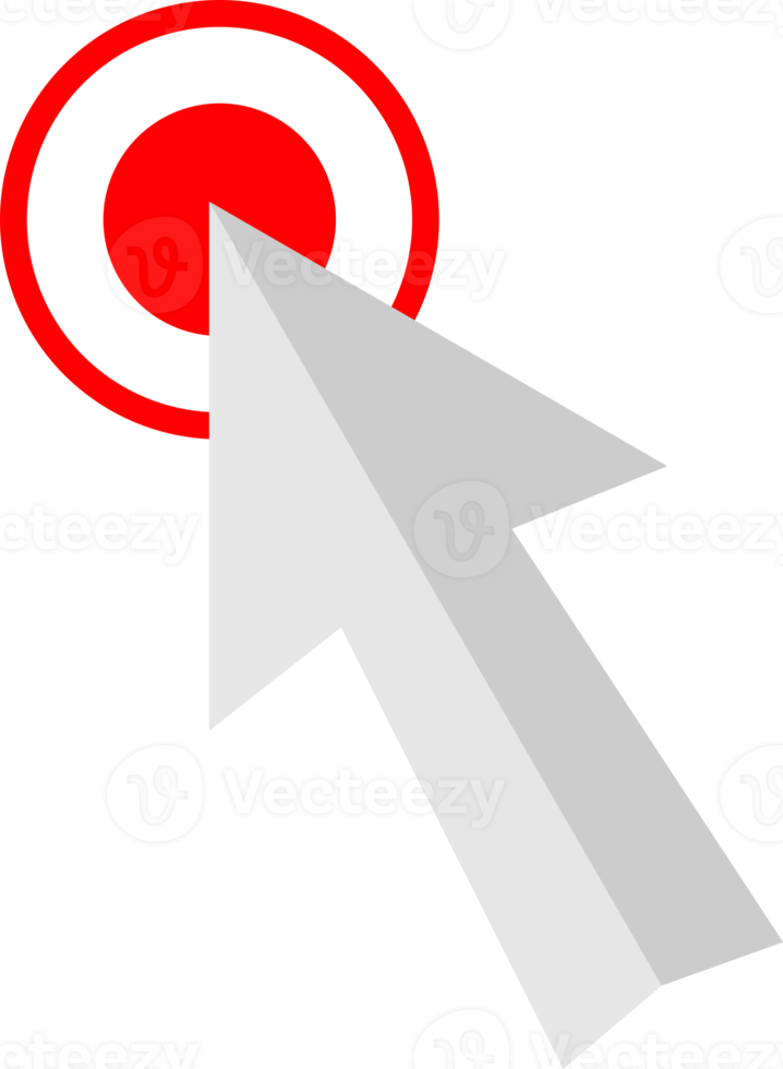 mouse arrow clicking icon png