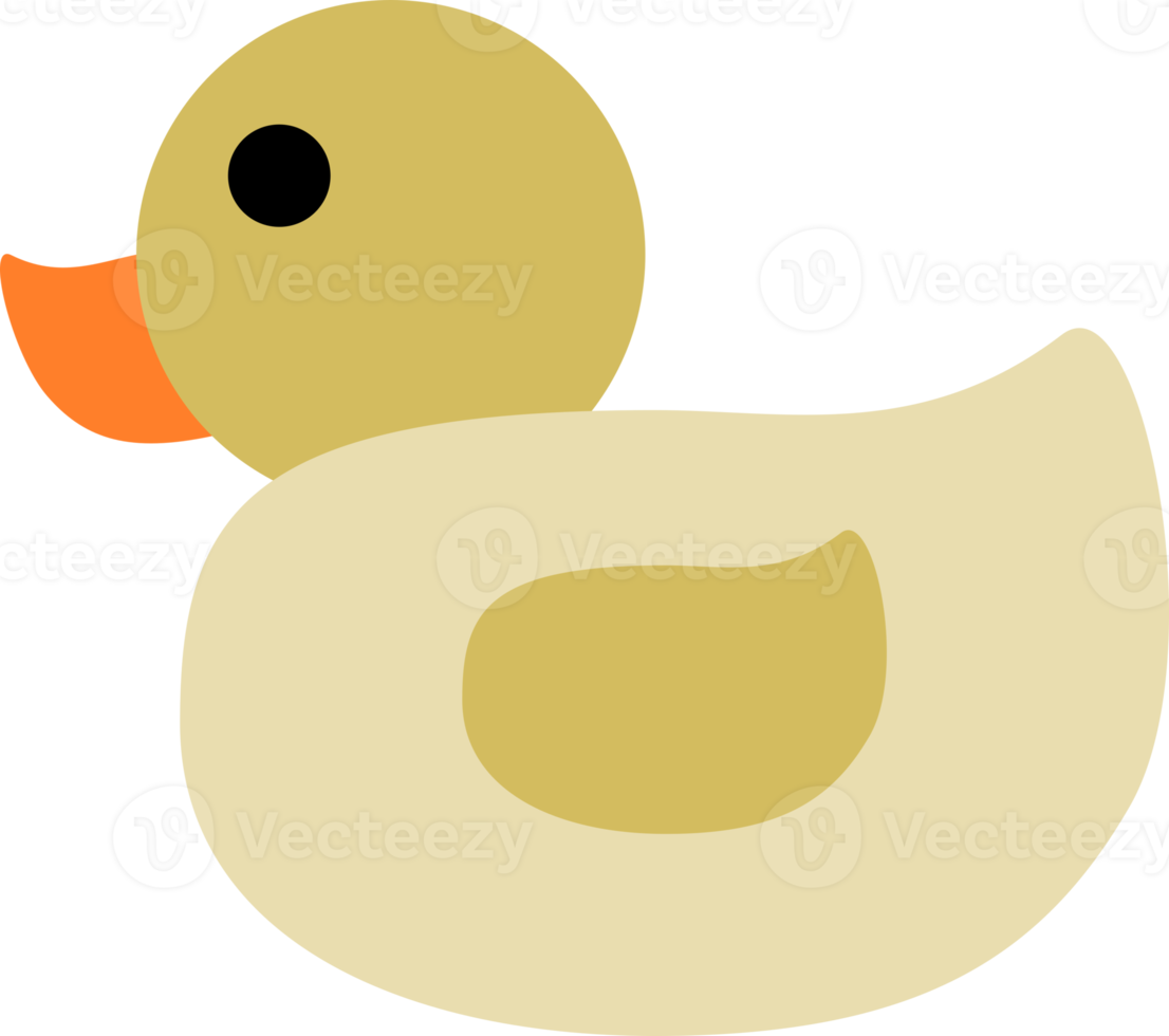 Cute duck cartoon icon png