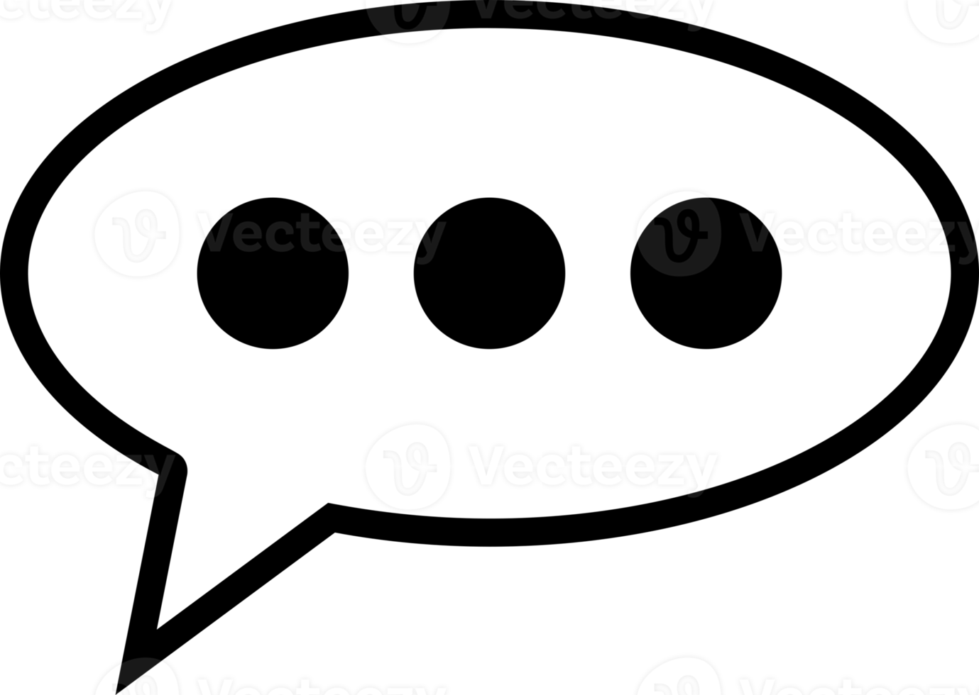 bubble message chat social media icon png