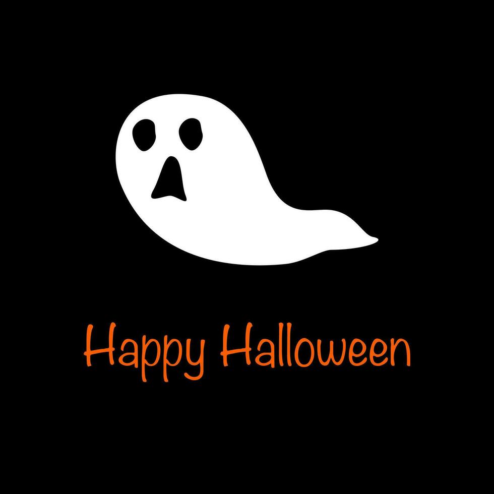 Halloween ghost icons, cute ghost background. vector illustration.
