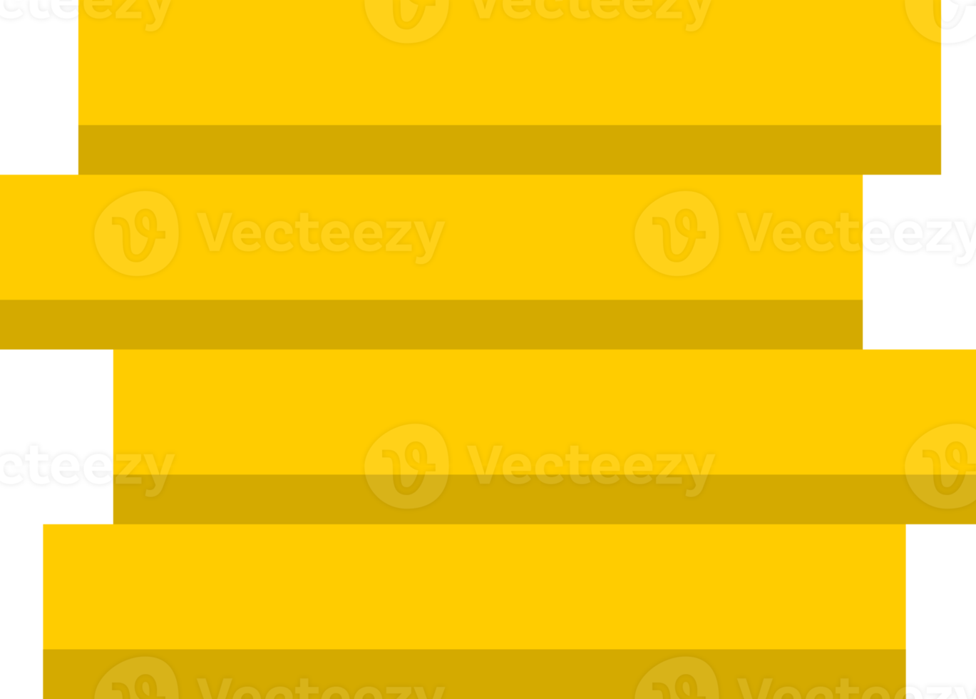Golden yellow coins money stacked png