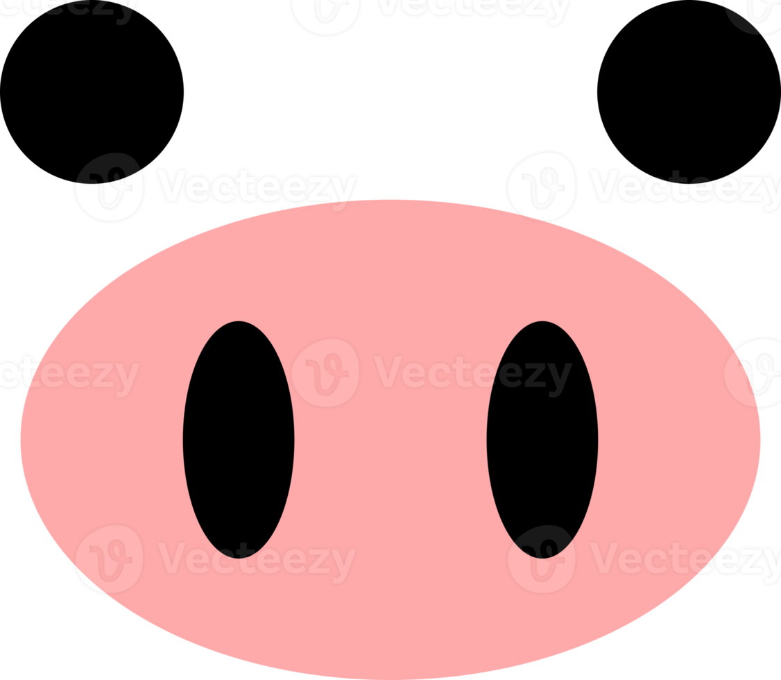 face porco desenho animado ícone png