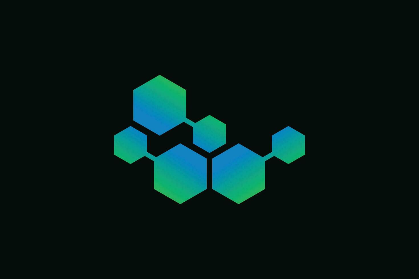 tech logo design creative concept vector