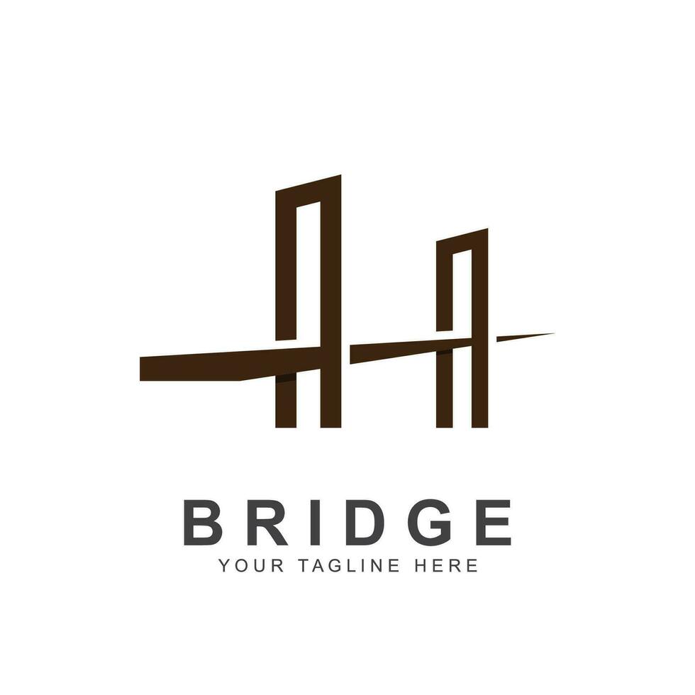 Bridge Logo Template vector icon