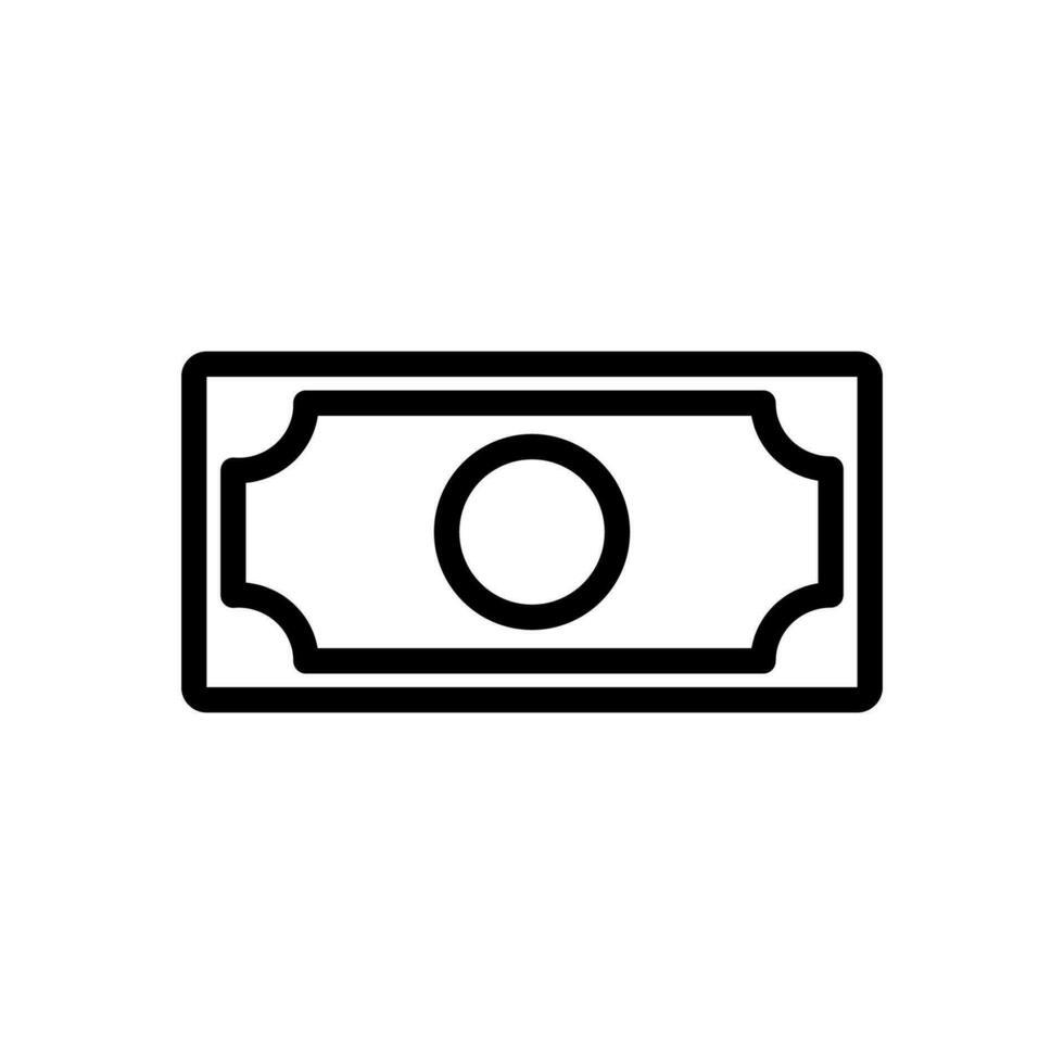 pay icon line vector