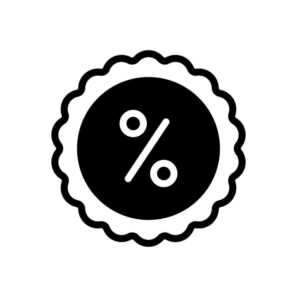 sale icon solid style vector