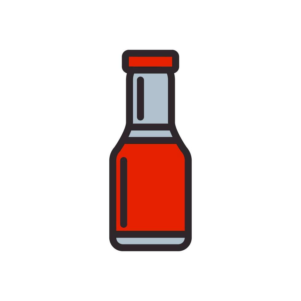 sauce icon color style vector