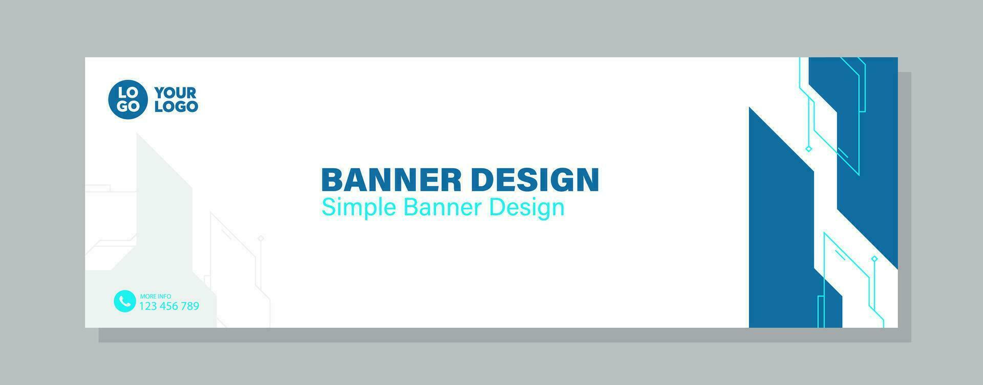 Modern banner in futuristic style.web banner templates, information protection, big data, Scientific, technology and technical concept. vector