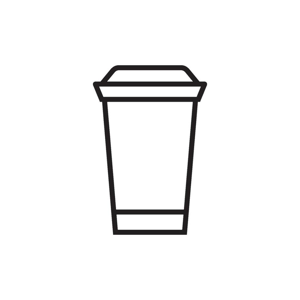 cup icon vector