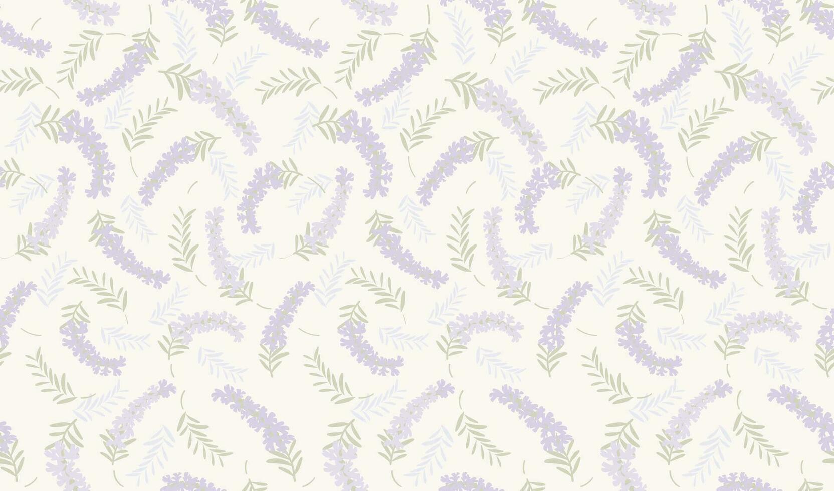 Vector Seamless Floral Pattern Illustration. Horizontally And Vertically Repeatable.