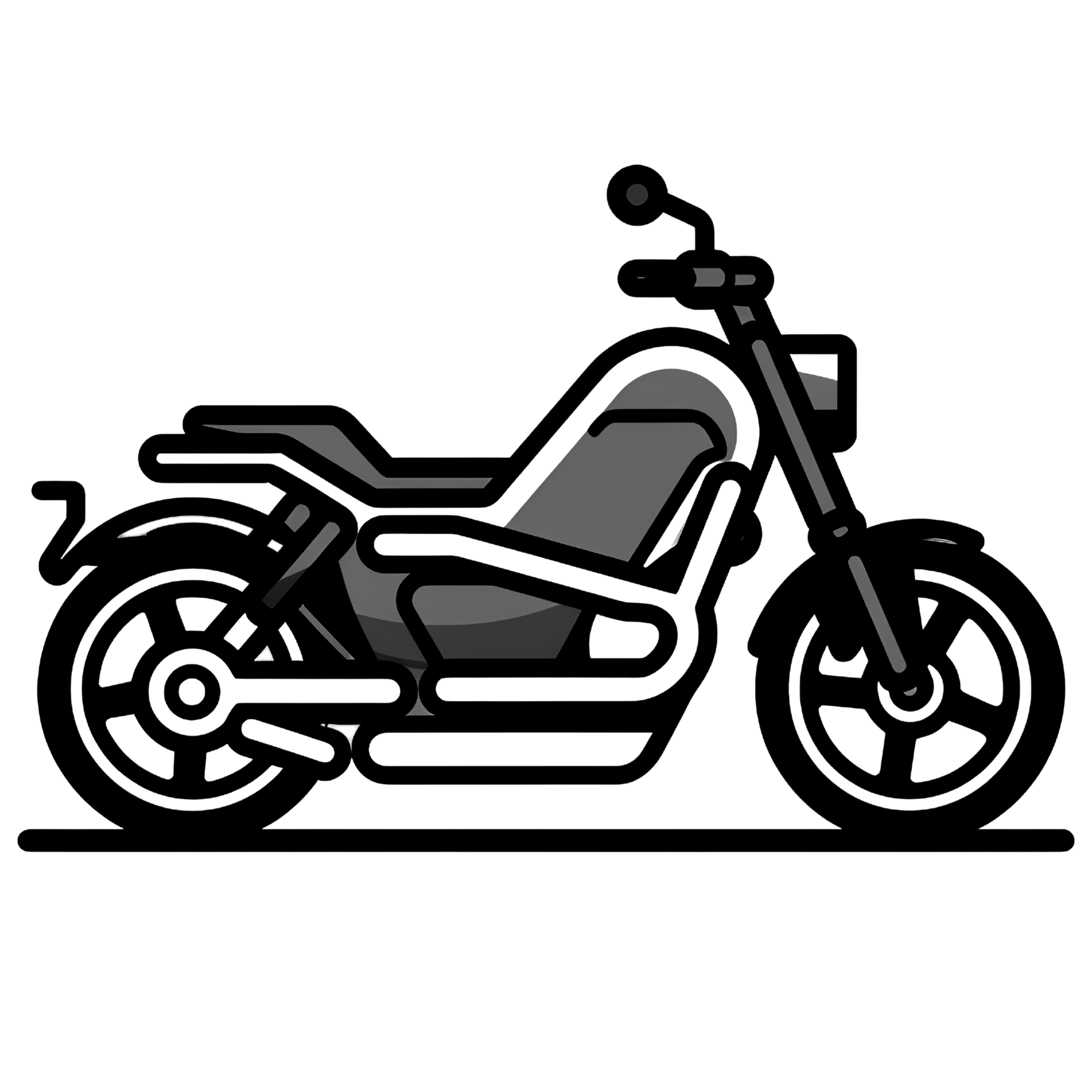 Motorcycle cartoon ai generative 28656343 png