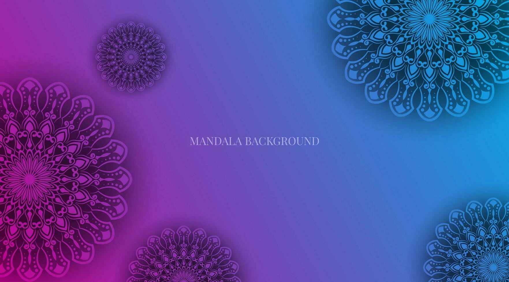 simple background, decorative mandala ornament vector