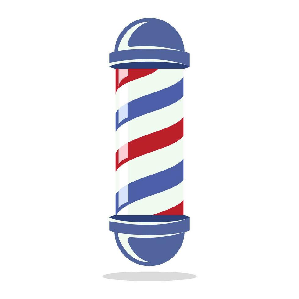 barber pole icon adobe X1 vector