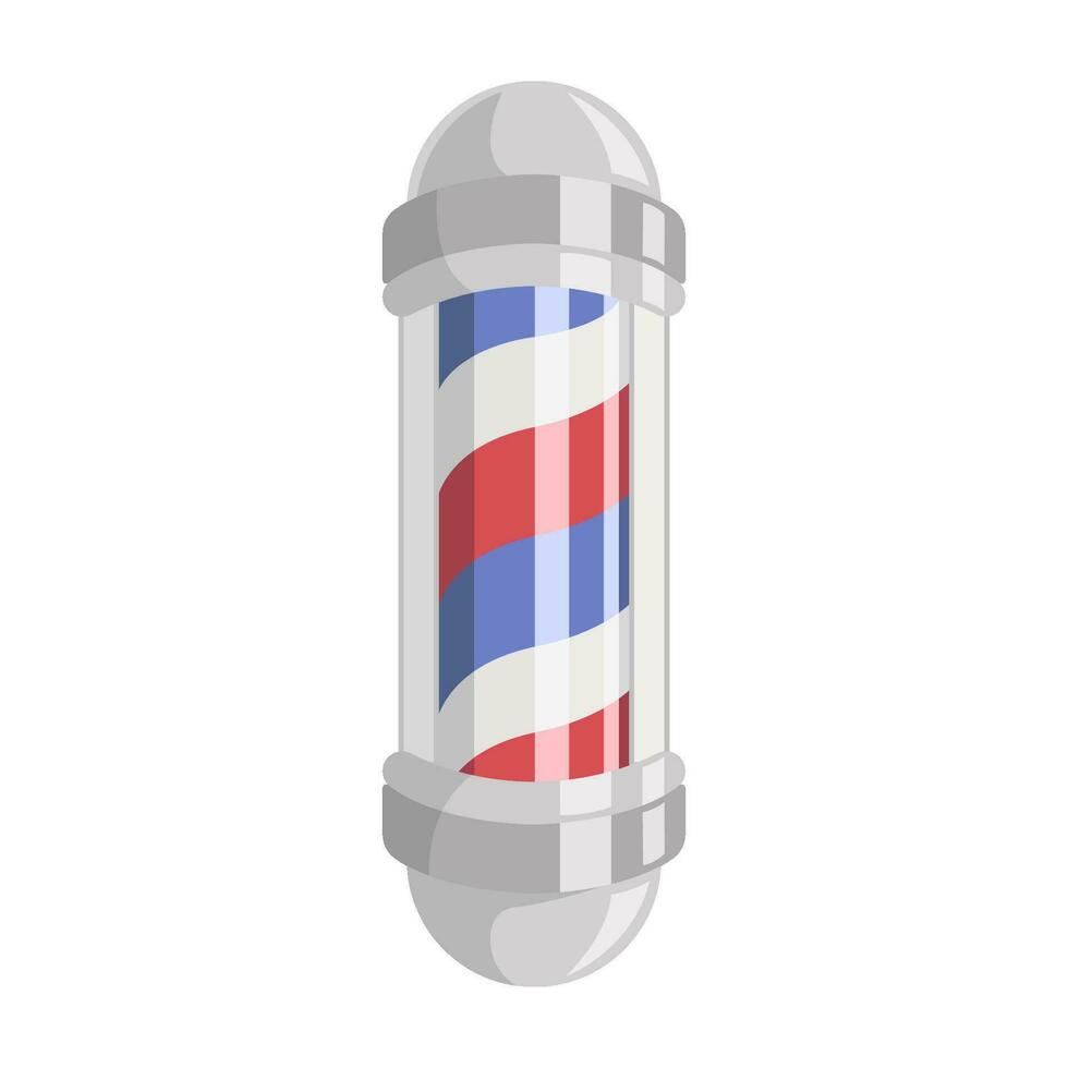 barber pole icon adobe X1 vector