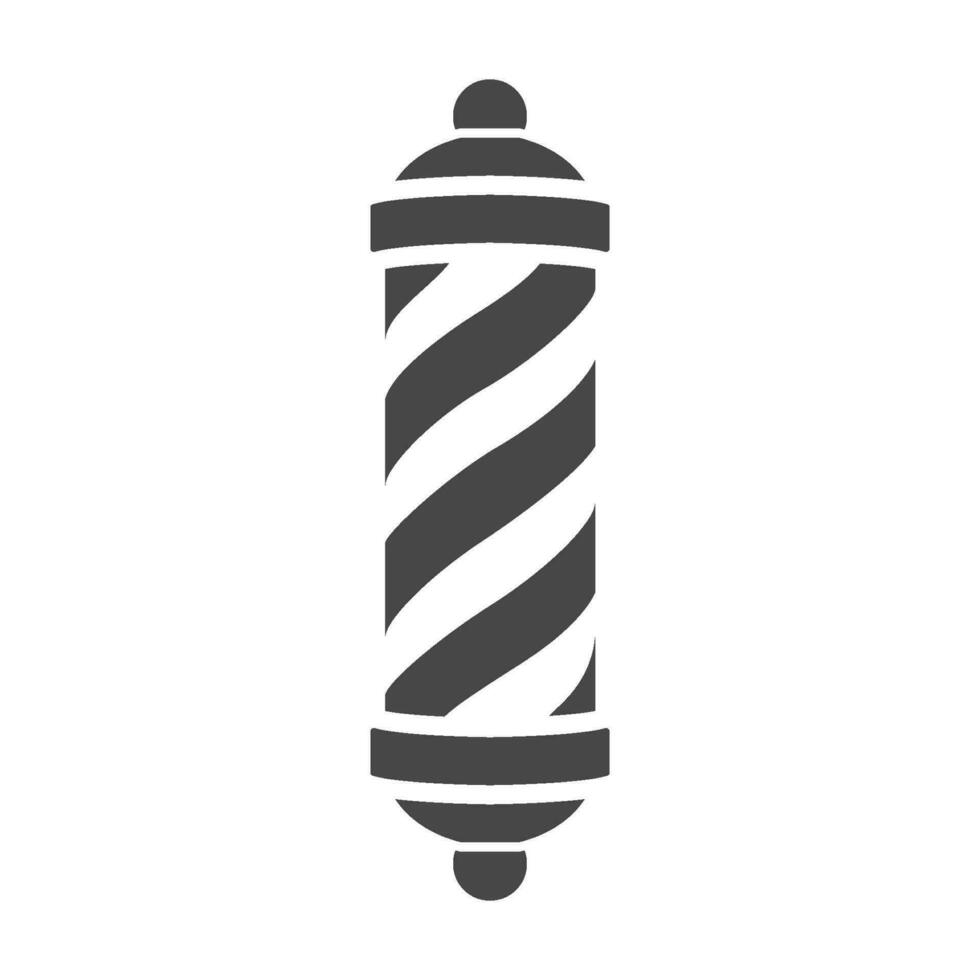 barber pole icon adobe X1 vector
