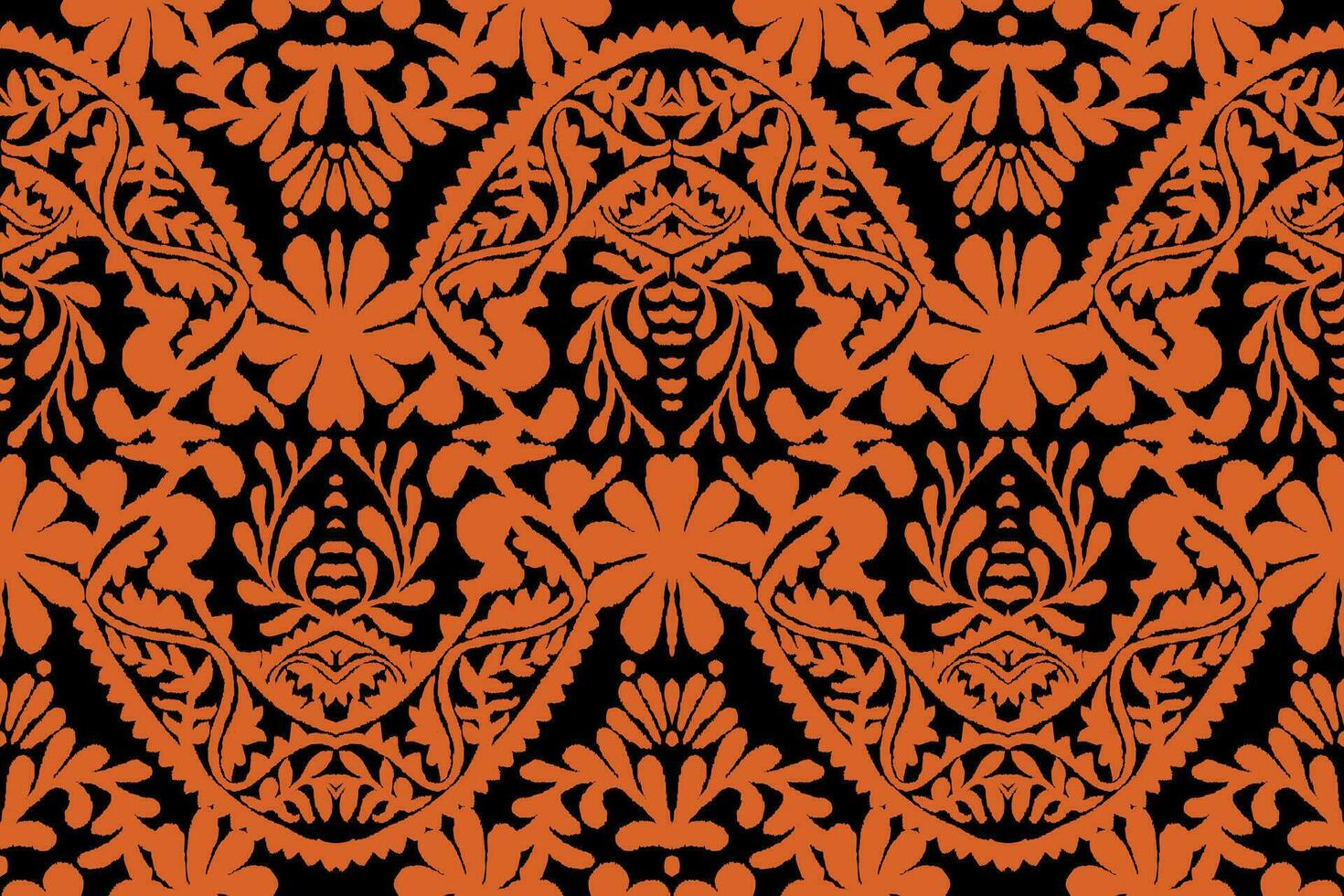 Holloween seamless pattern for retro wallpapers. Enchanted Vintage