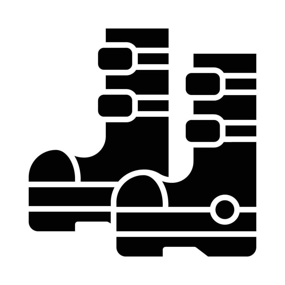 Space Boots Vector Glyph Icon For Personal And Commercial Use.