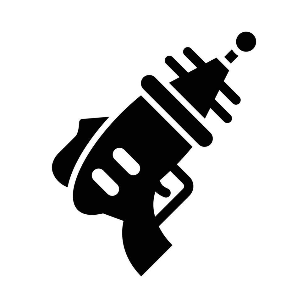 Alien Weapon Vector Glyph Icon For Personal And Commercial Use.