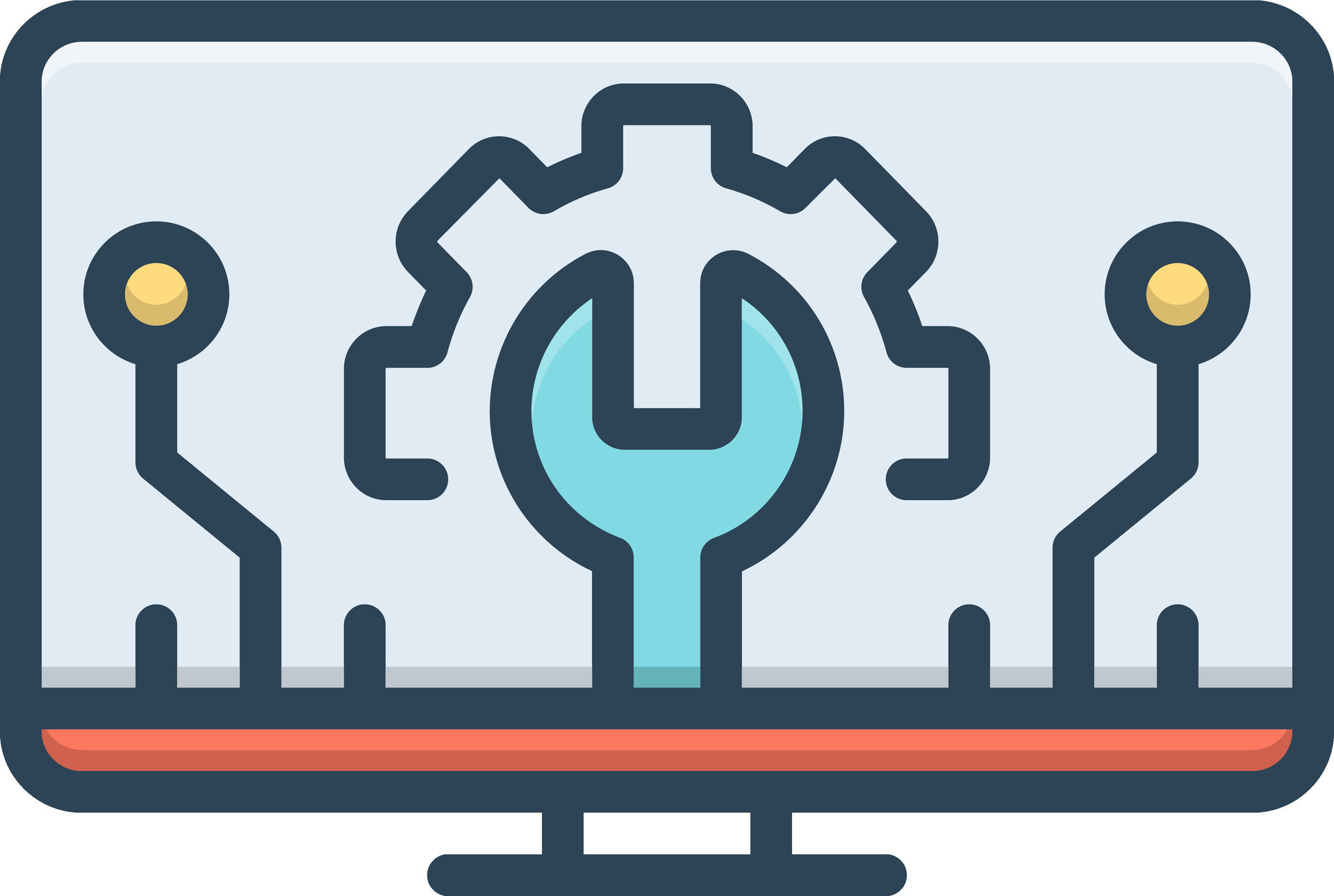 color icon for it 28658153 Vector Art at Vecteezy