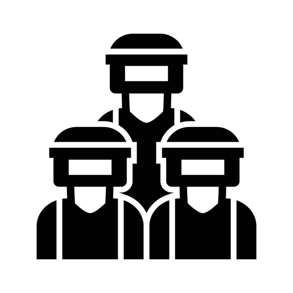 Squad Vector Glyph Icon For Personal And Commercial Use.