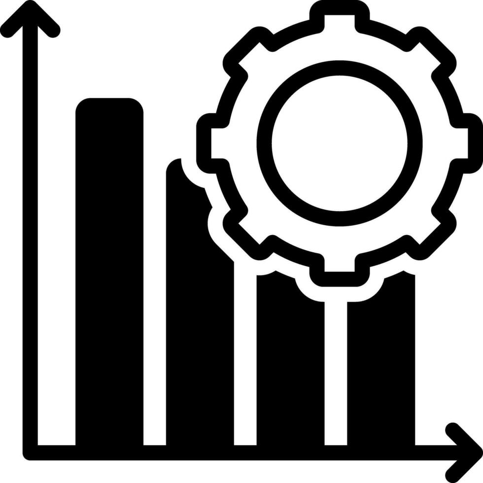 solid icon for productivity vector