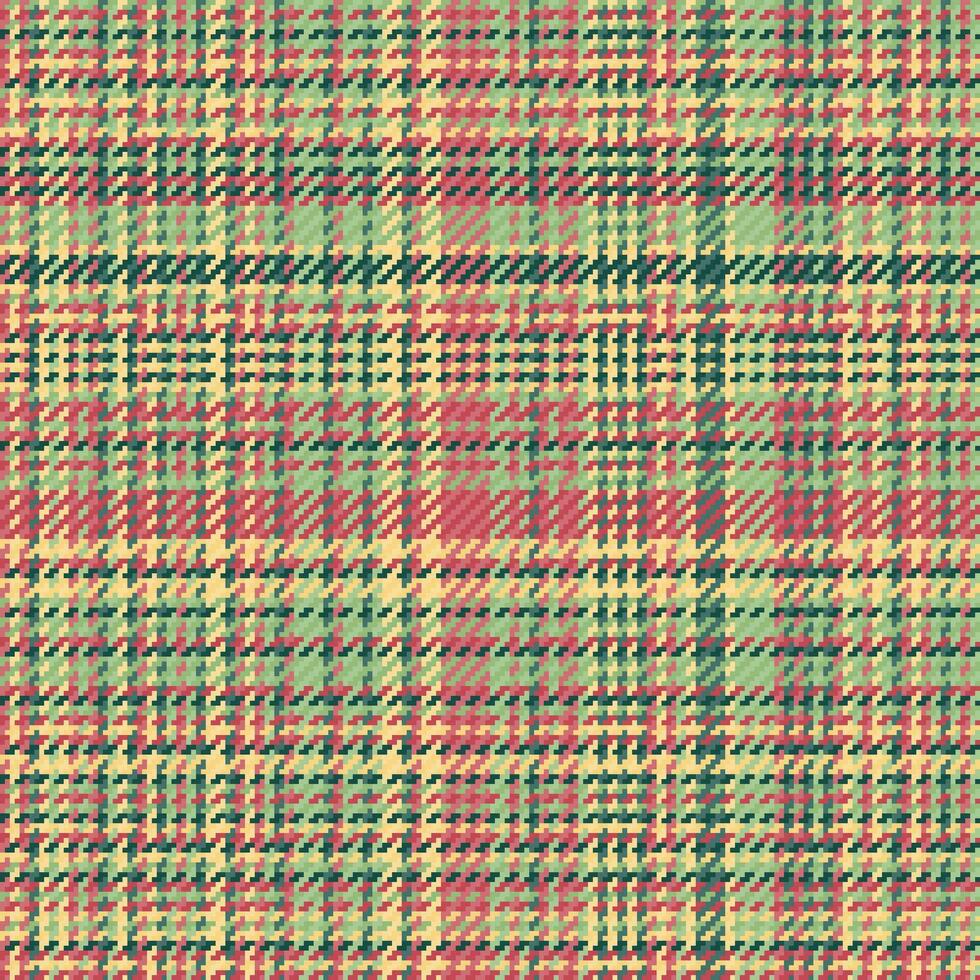 Tartan pattern textile of fabric texture plaid with a vector check seamless background.