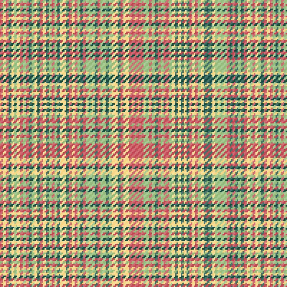 Tartan pattern textile of fabric texture plaid with a vector check seamless background.