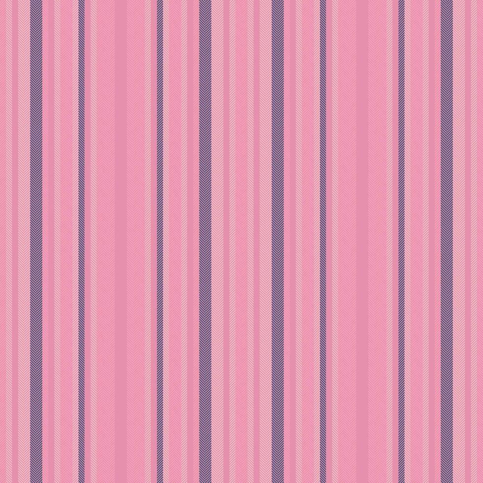 Stripe fabric texture of vertical pattern lines with a background seamless textile vector. vector