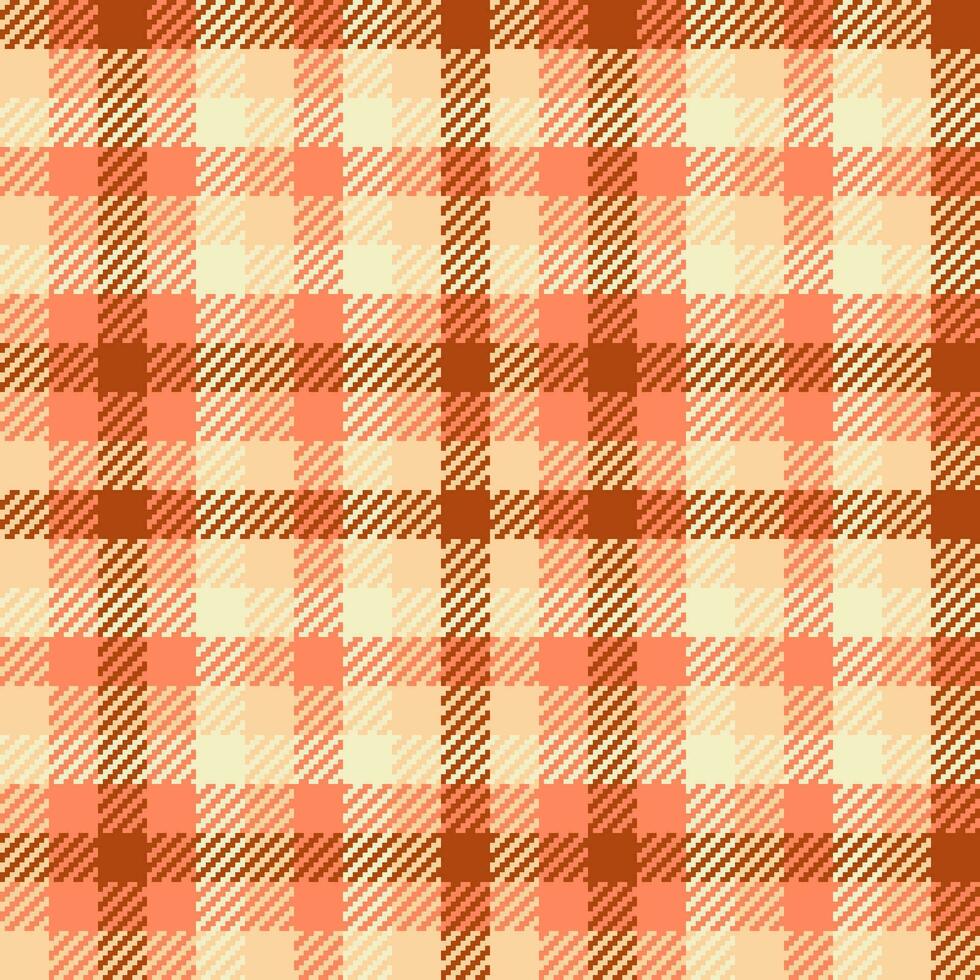 Textile check tartan of vector seamless texture with a fabric pattern plaid background.