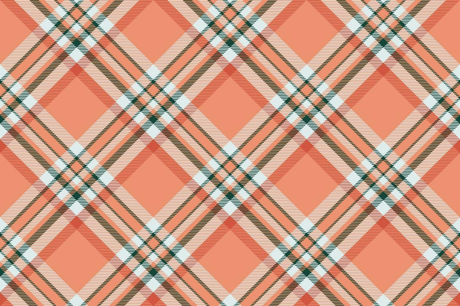 Tartan plaid background, diagonal check seamless pattern. Vector fabric texture for textile print, wrapping paper, gift card, wallpaper.