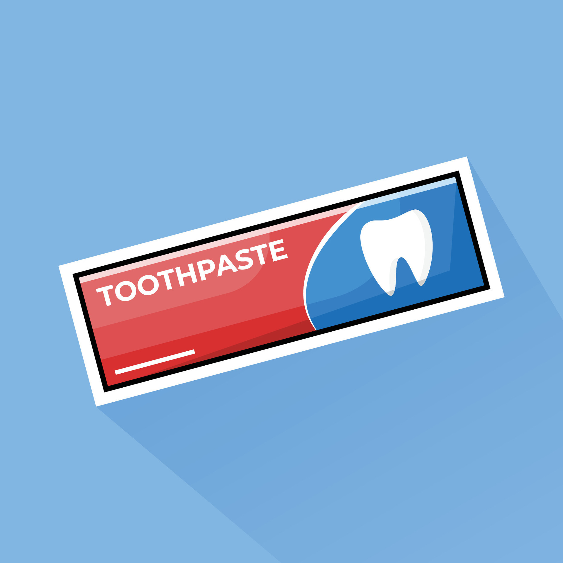 Illustration Vector of Toothpaste Box in Flat Design 28660333 Vector