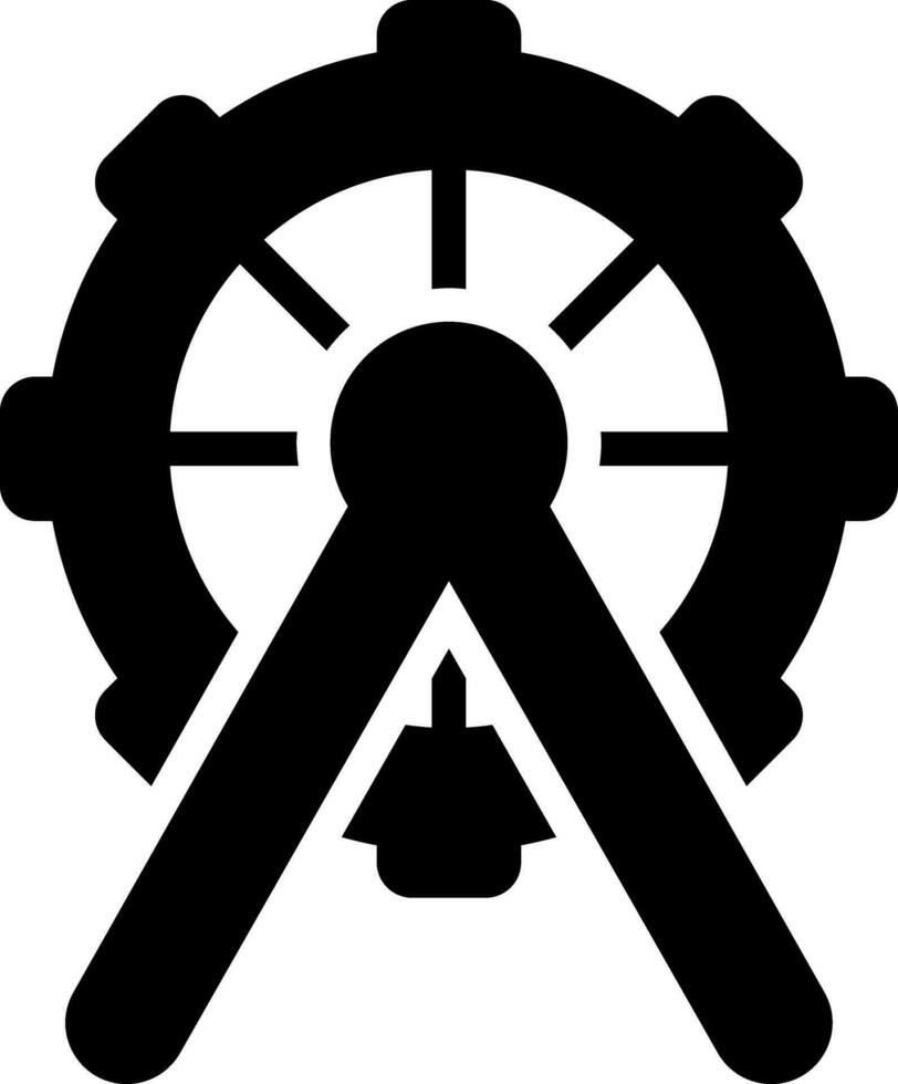 solid icon for entertaining vector