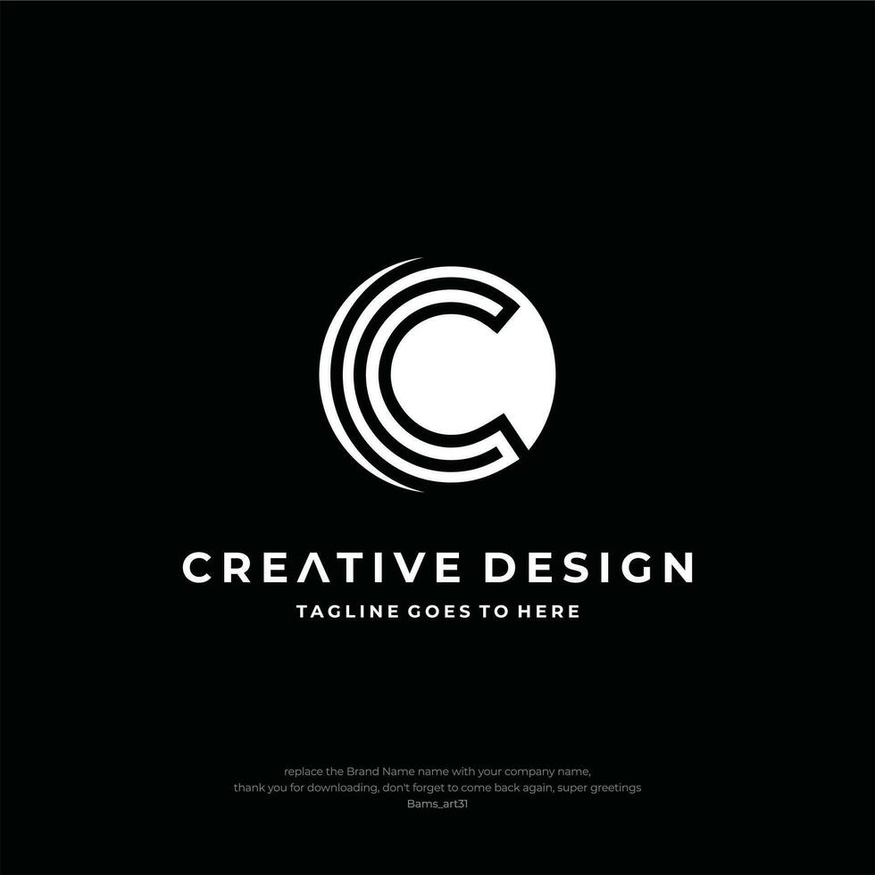 Letter C CC CC  Premium Line Alphabet Monochrome Monogram emblem. Vector graphic design template element. Graphic Symbol for Corporate Business Identity.