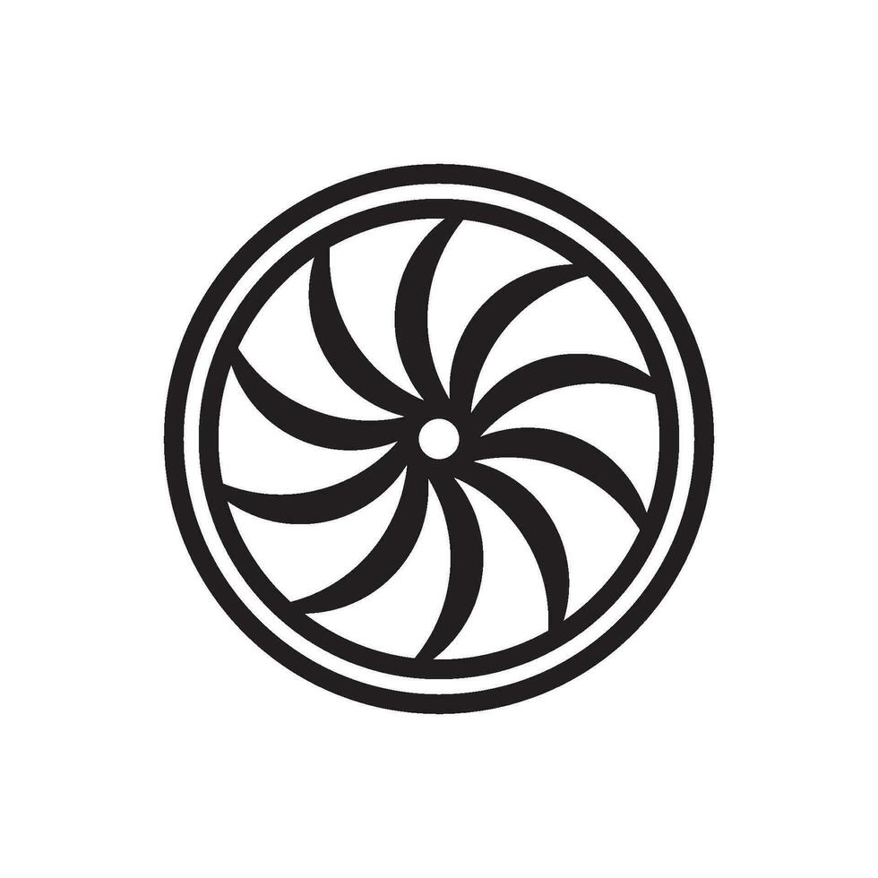 rim icon vector