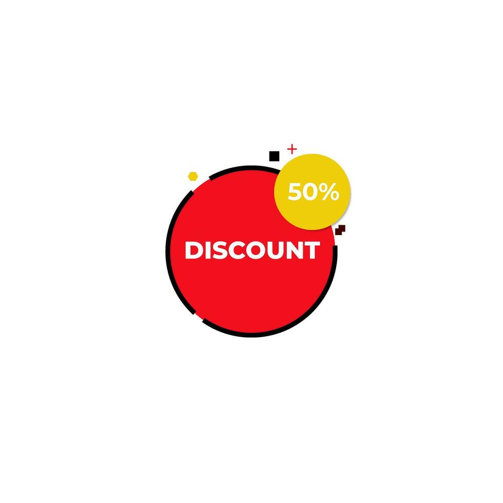Discount Label Template Vector Illustration Design. Super Sale