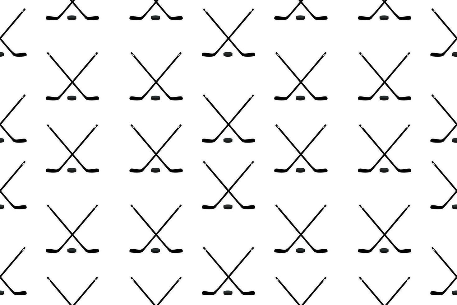 Hockey seamless pattern. Simple illustration of hockey vector seamless pattern for web design.
