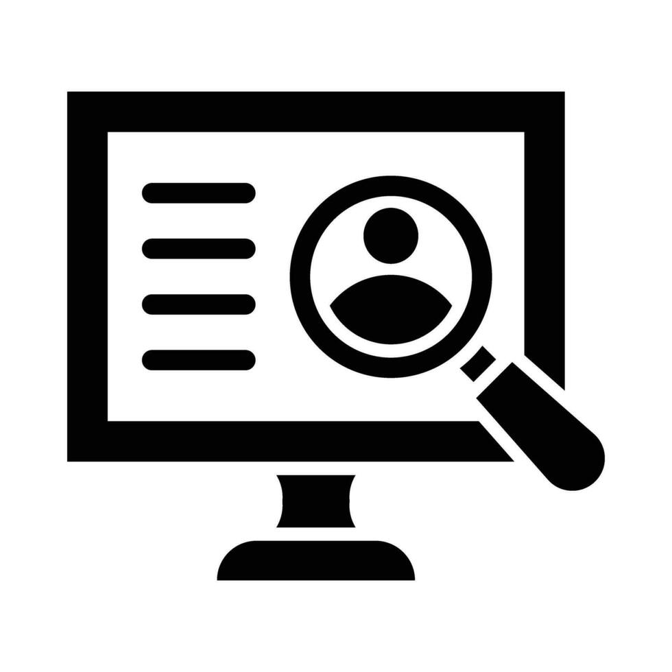 Privacy Impact Assessment Vector Glyph Icon For Personal And Commercial Use