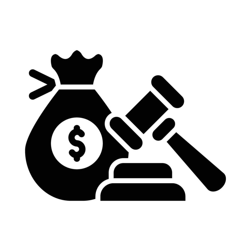 Penalty Vector Glyph Icon For Personal And Commercial Use