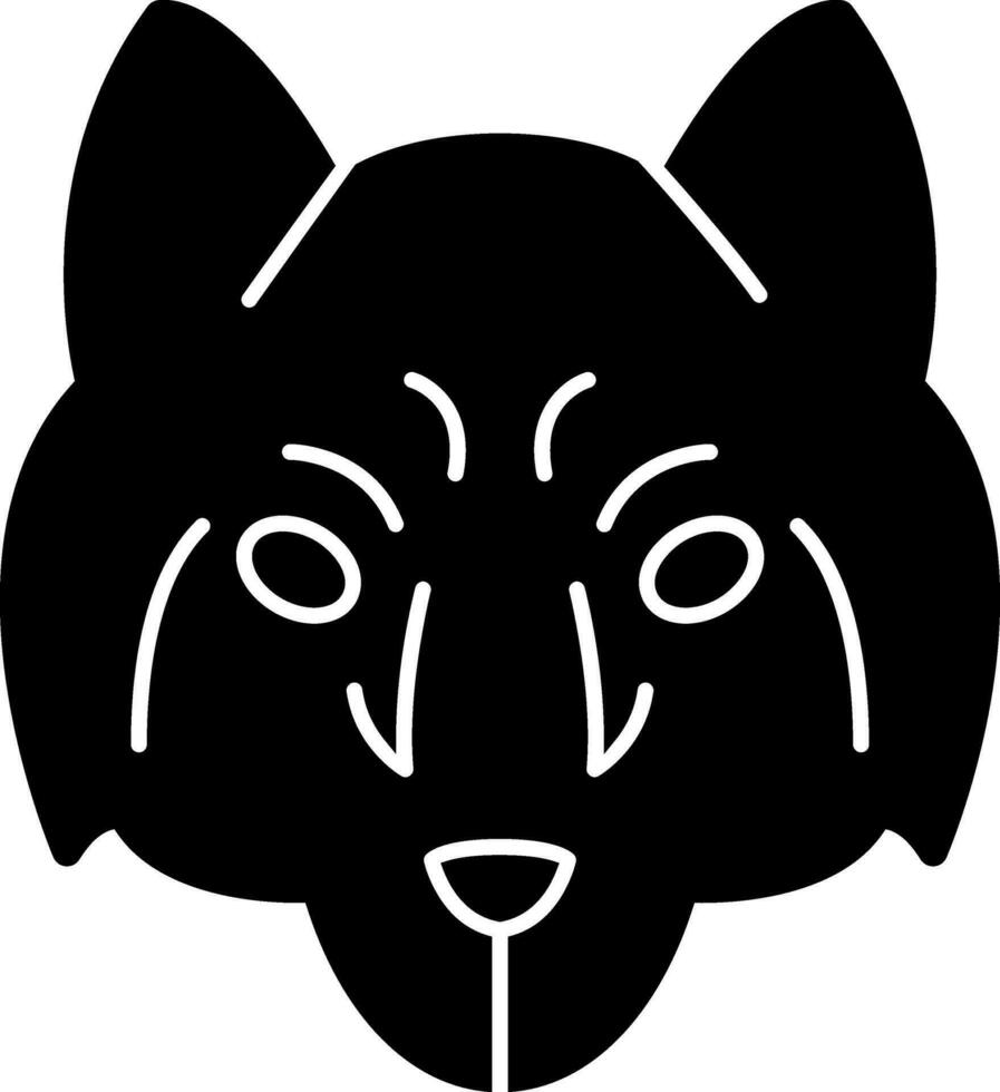 Arctic wolf Vector Icon Design