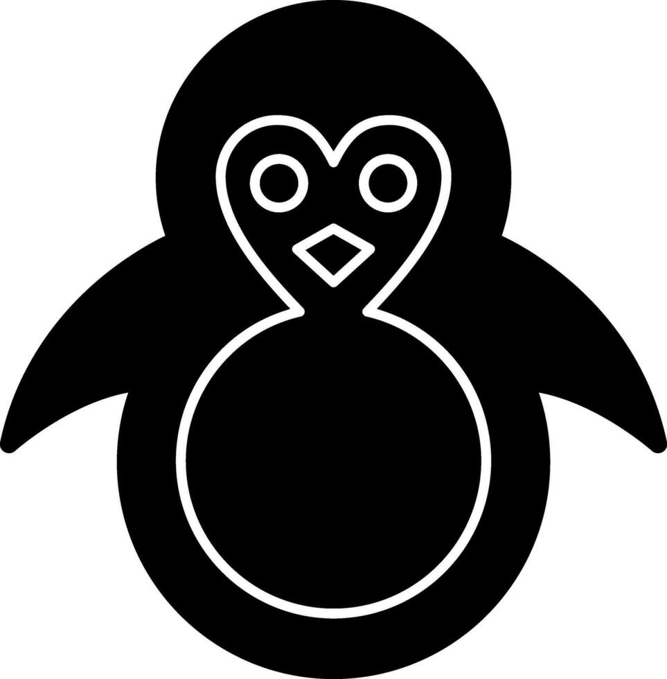 pingüino vector icono diseño