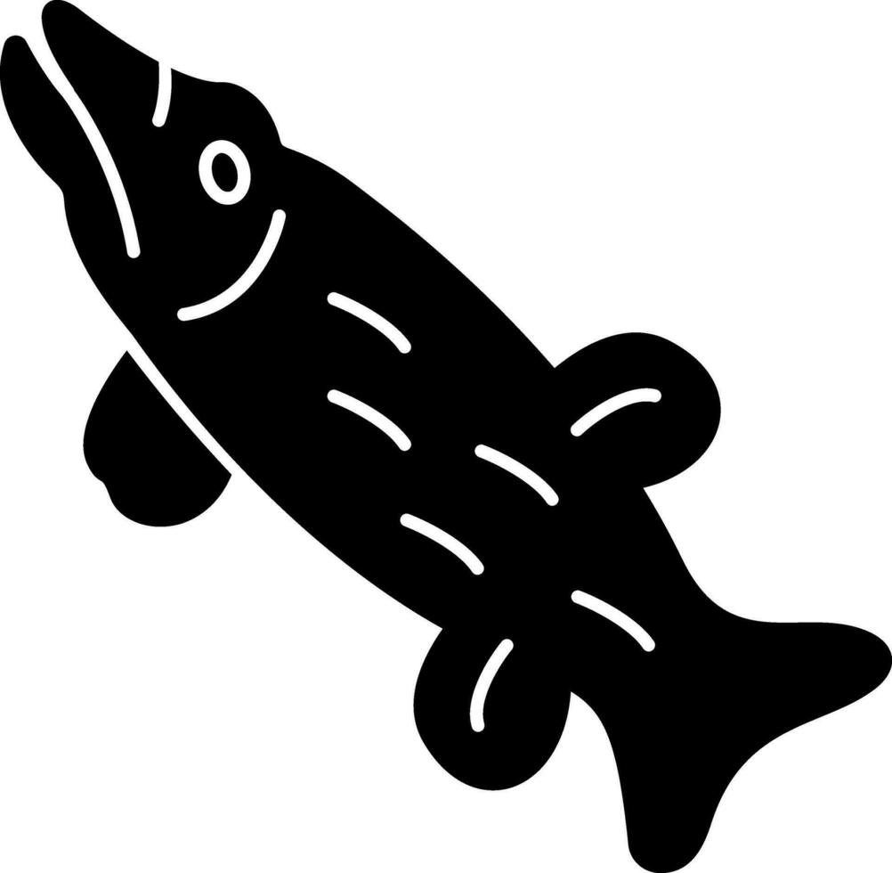 Northern pike Vector Icon Design