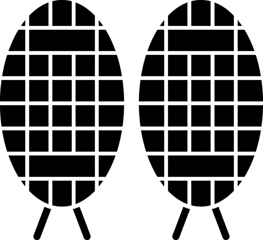 Snowshoes Vector Icon Design