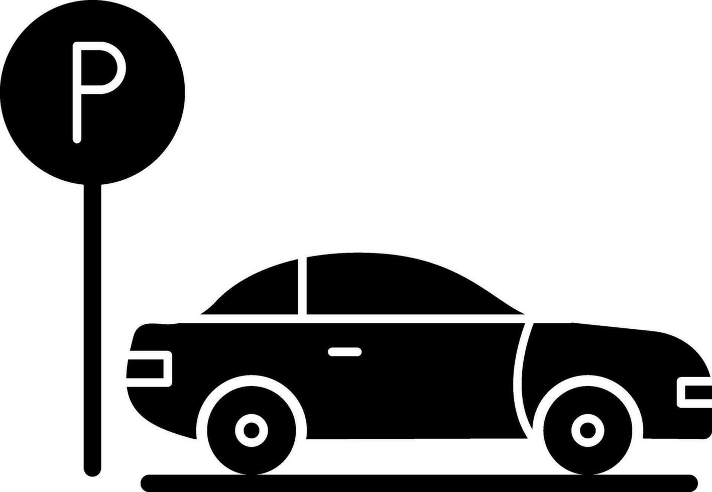 Parking Vector Icon Design